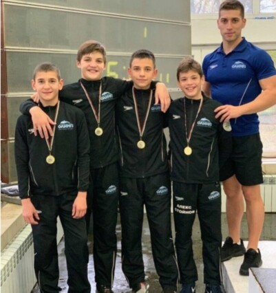 Две Шампионски титли за Олимп на Държавния шампионат по плуване за деца 11-12г  в град Пловдив