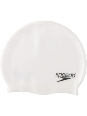 Шапка за плуване Speedo Plain Flat Silicone Cap White