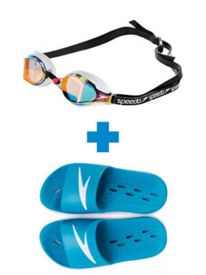 Комплект Плувни очила + Джапанки за деца Unisex Плувни очила + Джапанки за деца Unisex