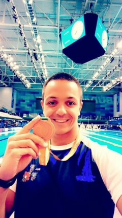 Първият медал от Световното първенство по плуване за ветерани в Будапеща е факт