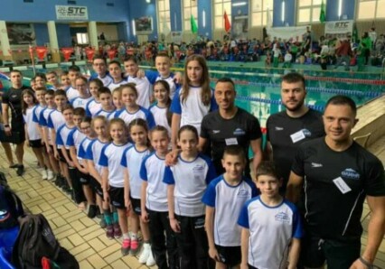 THREE INDIVIDUAL CUPS AND SECOND PLACE IN THE NUMBER OF MEDALS AT THE INTERNATIONAL GLADIATOR SWIMMING TOURNAMENT