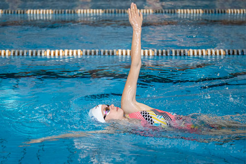 Backstroke - swimming style