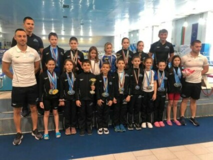 CHAMPIONS IN POINTS AND MEDALS AT THE HAPPY DOLPHINS TOURNAMENT