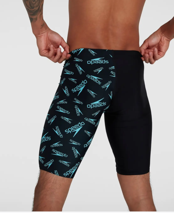 Speedo Бански за мъже Allover V-Cut Jammer Black - Image 3