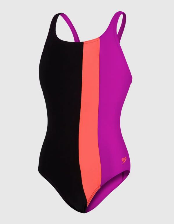 Цял бански за момичета Speedo Powerback Coll