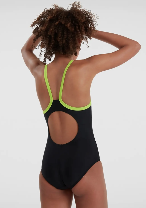 Цял бански за деца Speedo Thinstrap Muscleback за момичета - Image 2