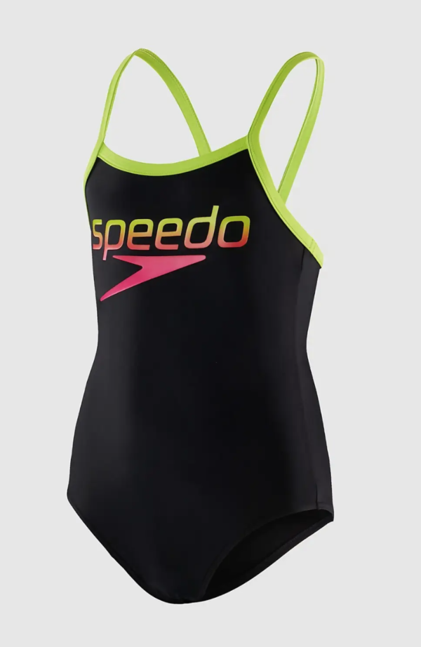 Цял бански за деца Speedo Thinstrap Muscleback за момичета - Image 4