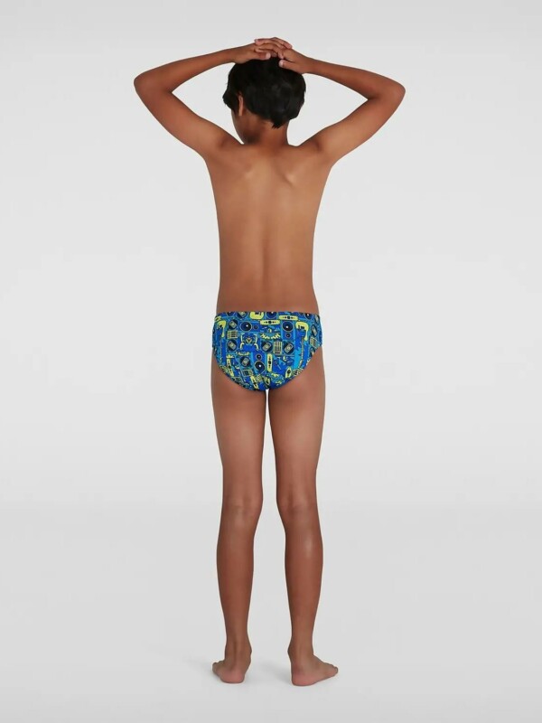 Бански за деца Speedo Allover Brief - Image 2