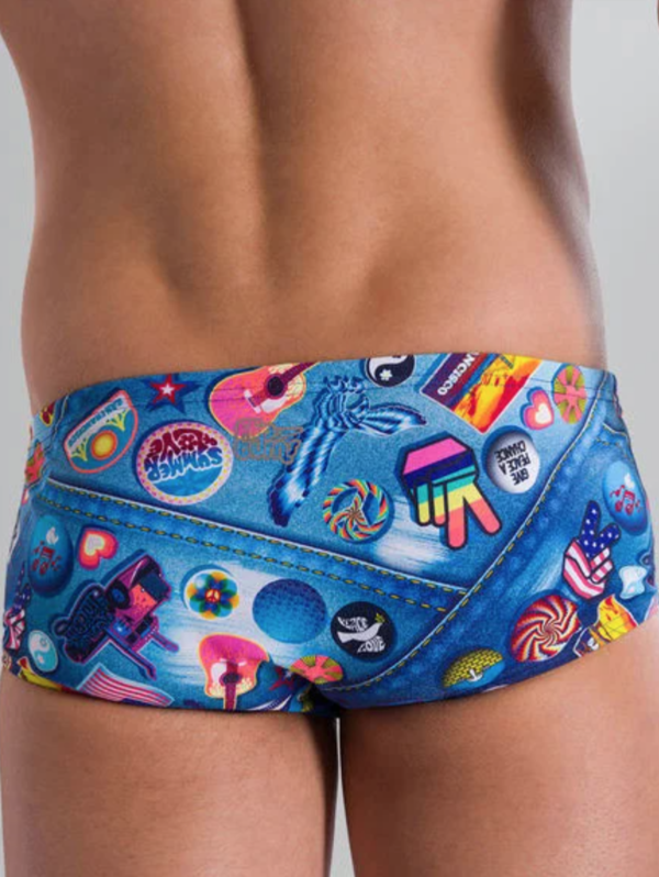 Бански за мъже Speedo Digital Allover Brief - Image 3