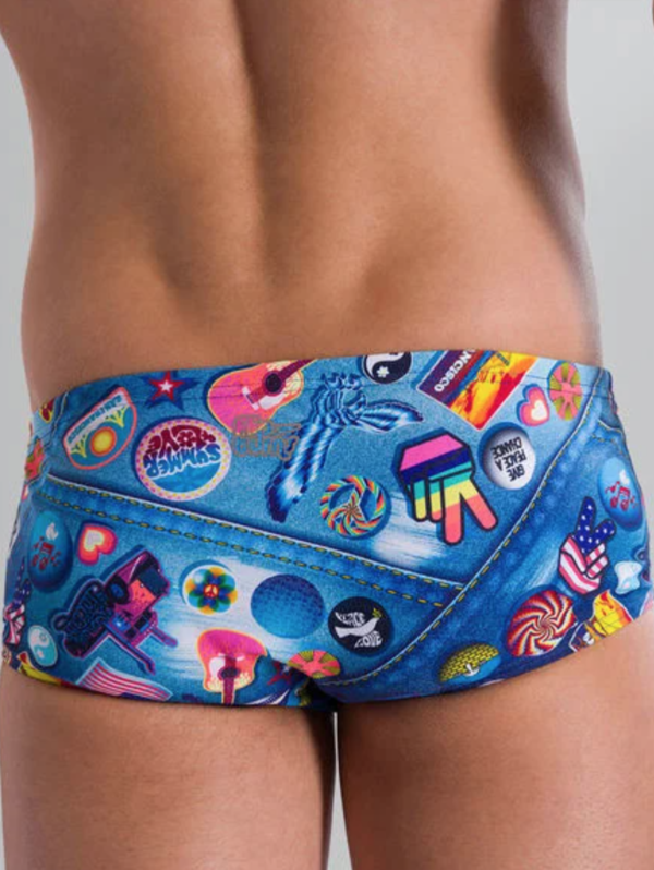 Бански за мъже Speedo Digital Allover Brief