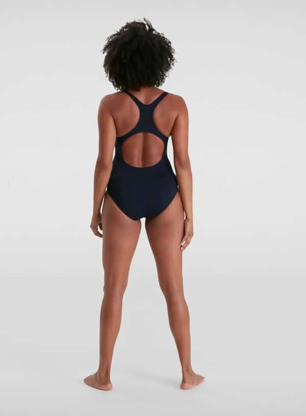Цял бански за жени Speedo Medalist Purple Black - Image 2