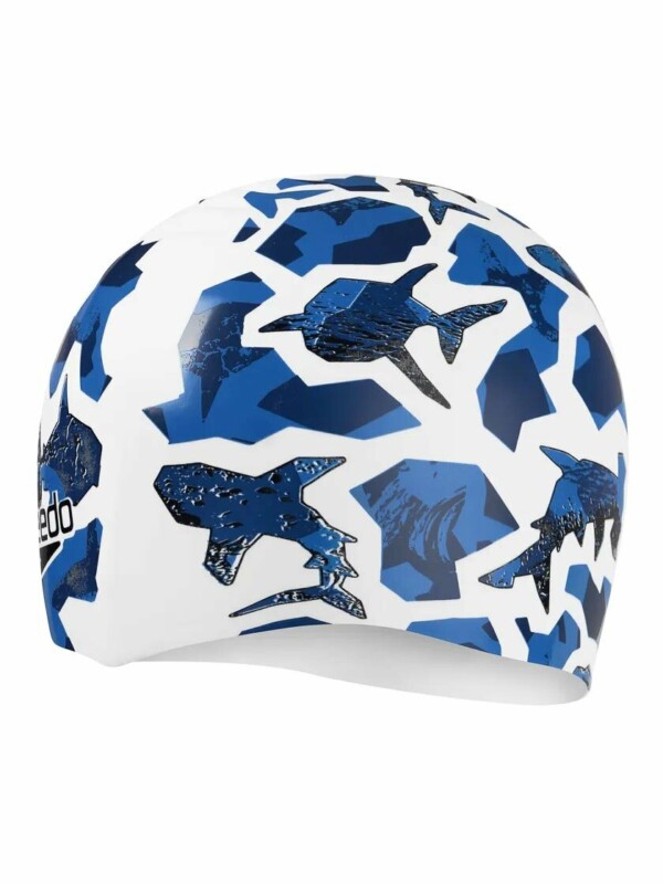 Шапка за плуване Speedo Printed Sil  Cap Junior - Image 3