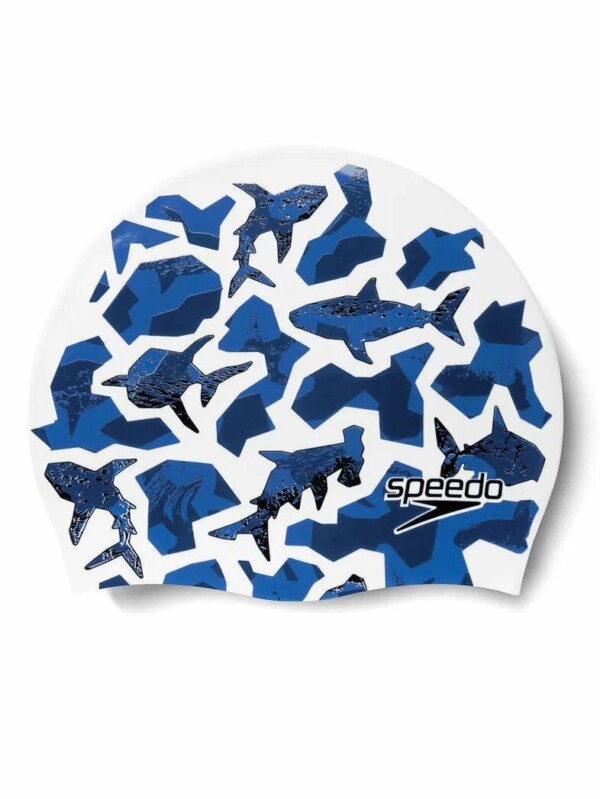 Шапка за плуване Speedo Printed Sil  Cap Junior