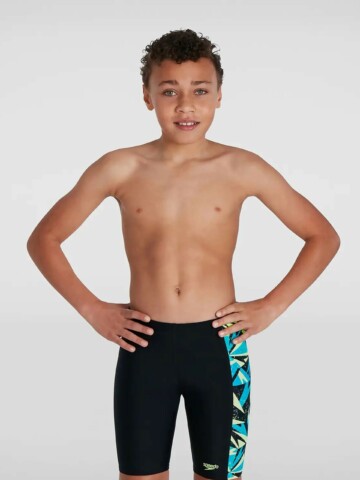 Бански за деца Speedo Hyperboom Jammer Neon