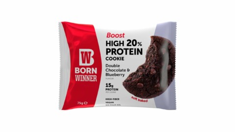 Протеинова бисквитка BW Boost Двоен шоколад с боровинка 12 x 75 г