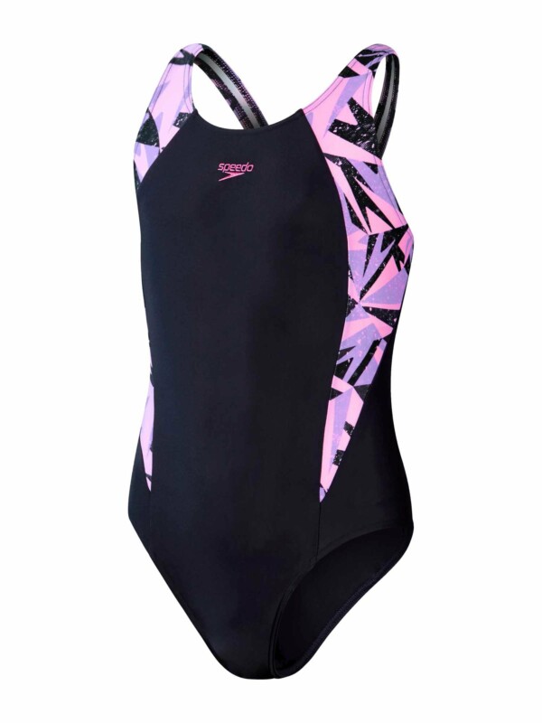 Цял бански  за деца Speedo Hyperboom Ms back Lilac - Image 4