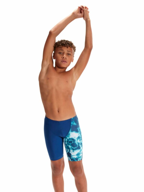 Бански за деца Speedo  Digital Prt Blue Jammer