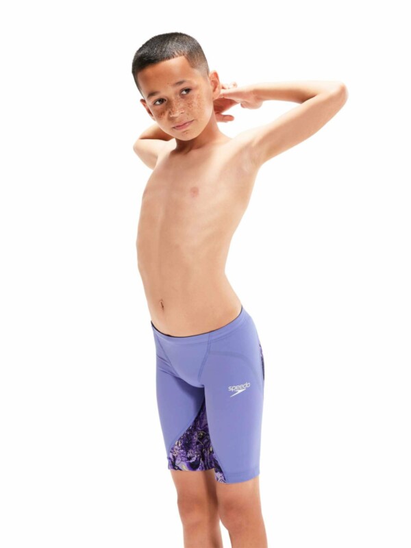 Бански за деца Speedo Fastskin LZR Ignite Boys Jammer - Image 3