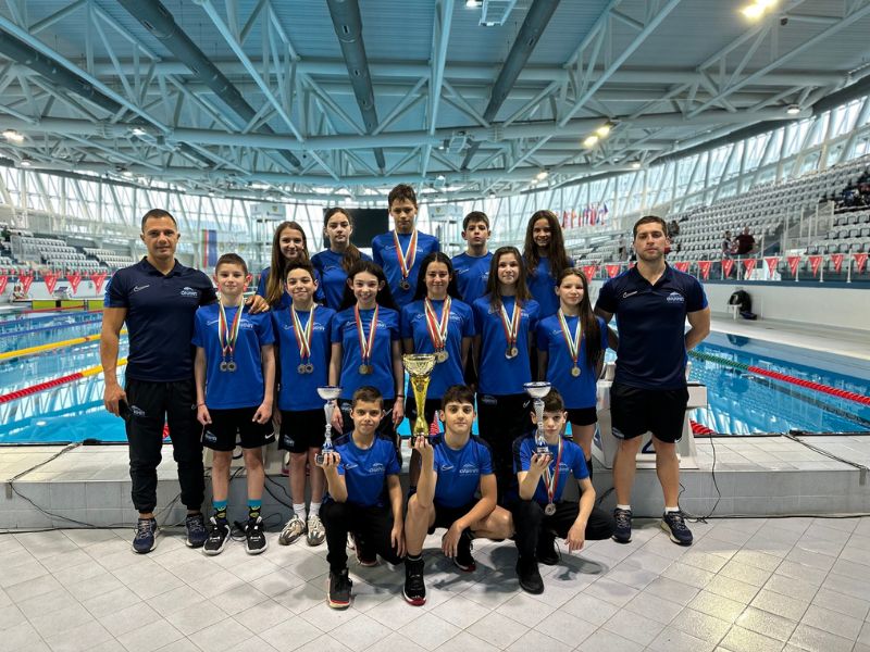 Държавно първенство по плуване за деца - Бургас , 2023 година
