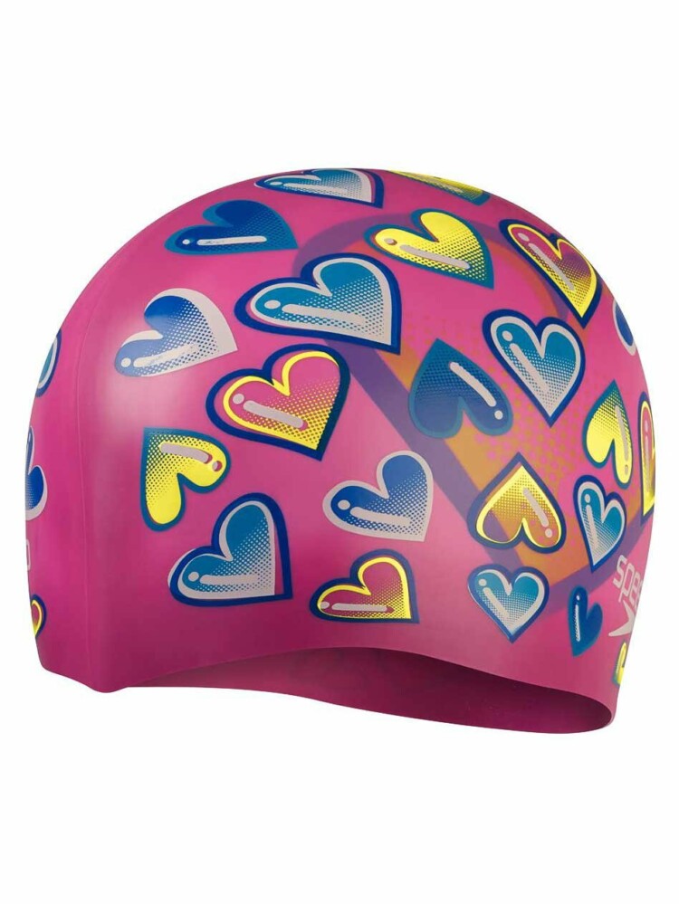 Шапка за плуване Speedo Printed  cap love Junior