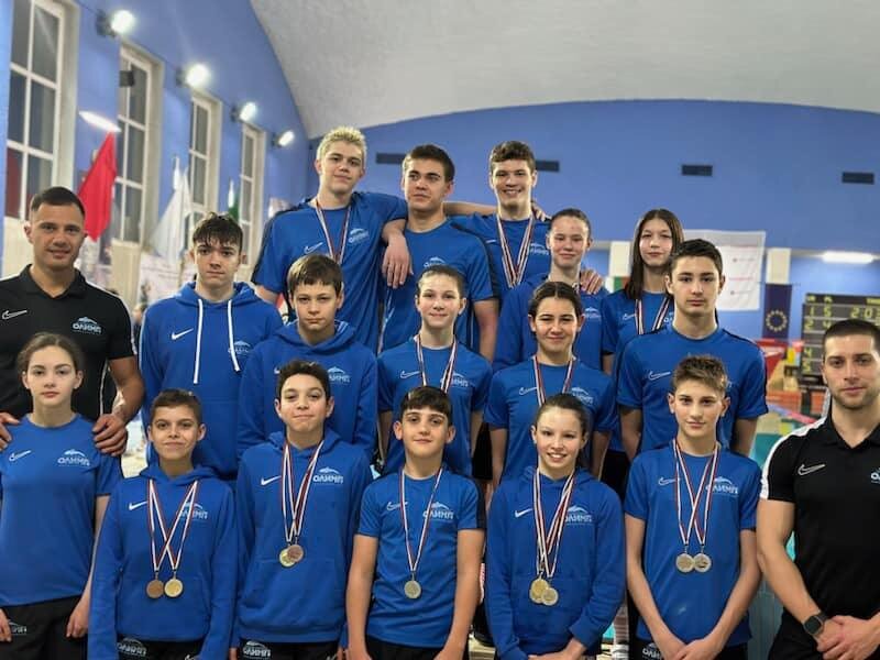С 16 златни , 14 сребърни и 3 бронзови медала приключихме участието си на международния турнир по плуване Гладиатор  2024 година