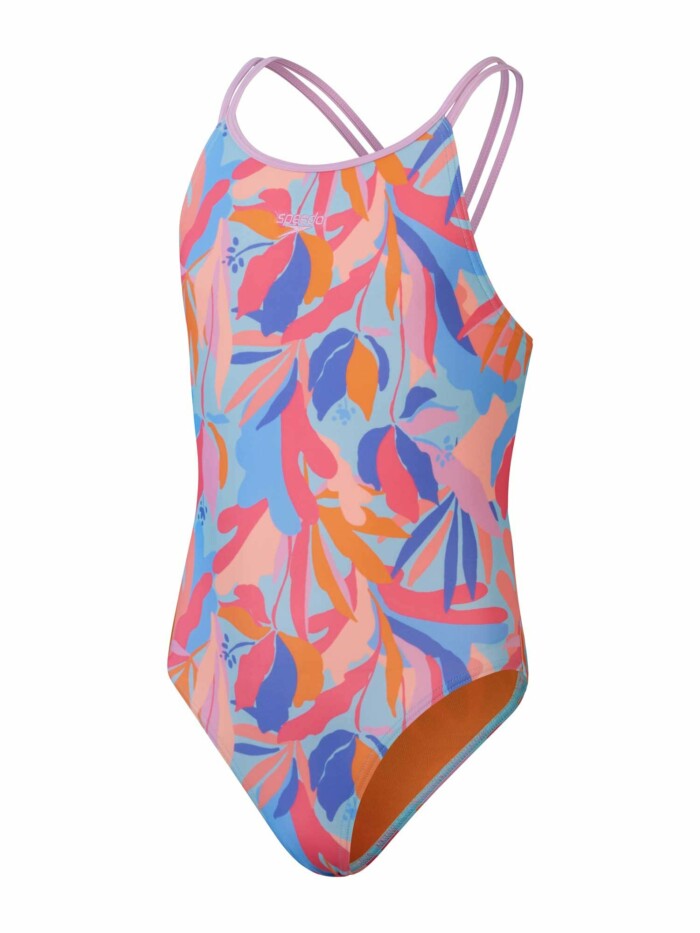 Бански за момичета Speedo Printed Twinstrap