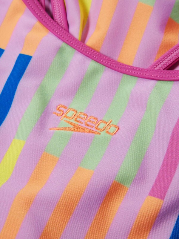 Бански за момичета Speedo Printed Twinstrap - Image 4
