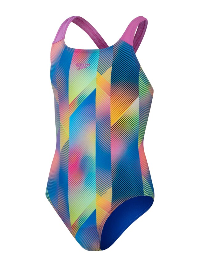Бански за деца Speedo digital allover powerback