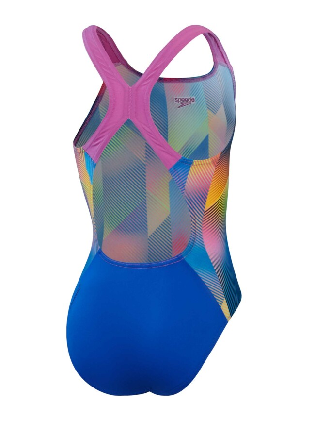 Бански за деца Speedo digital allover powerback