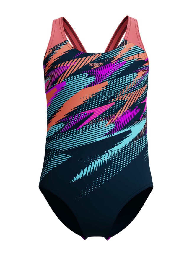 Цял бански Speedo Digi placement splash back