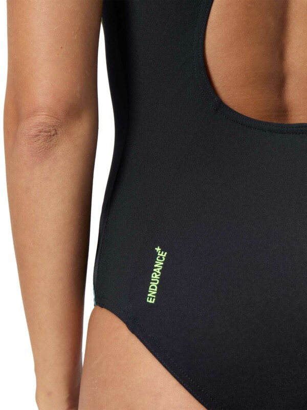 Цял бански за жени Speedo Placement Muscleback black - Image 5