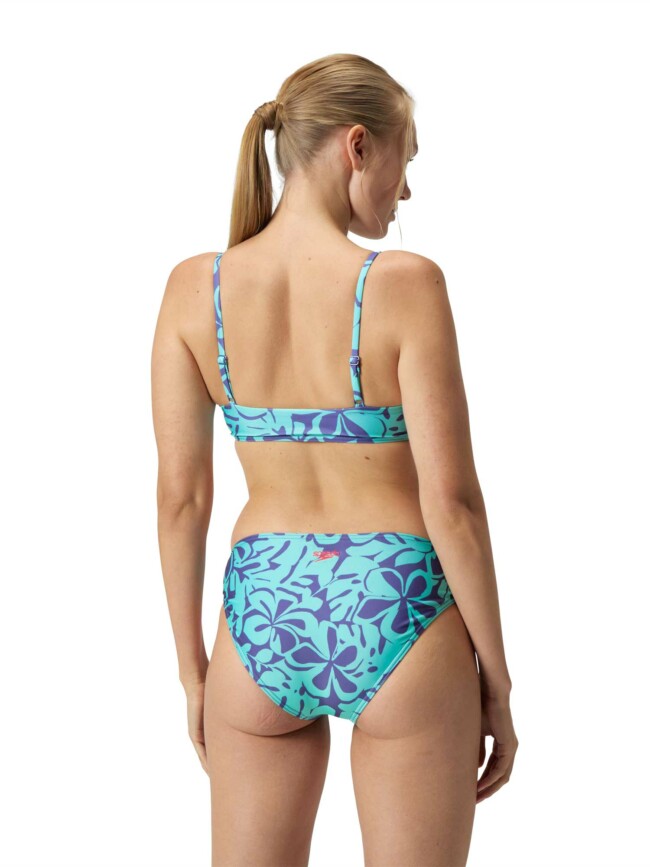 Бански за жени 2 части Speedo printed adjustable thinstrap blue & green