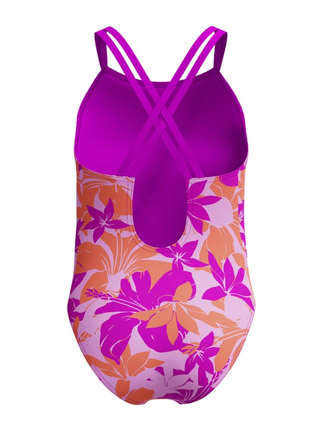 Бански за момичета Speedo Printed Twinstrap vio
