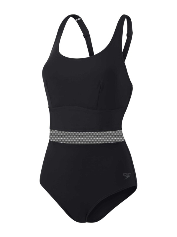 Цял бански Speedo shaping luniaglow swimsuit black - Image 4