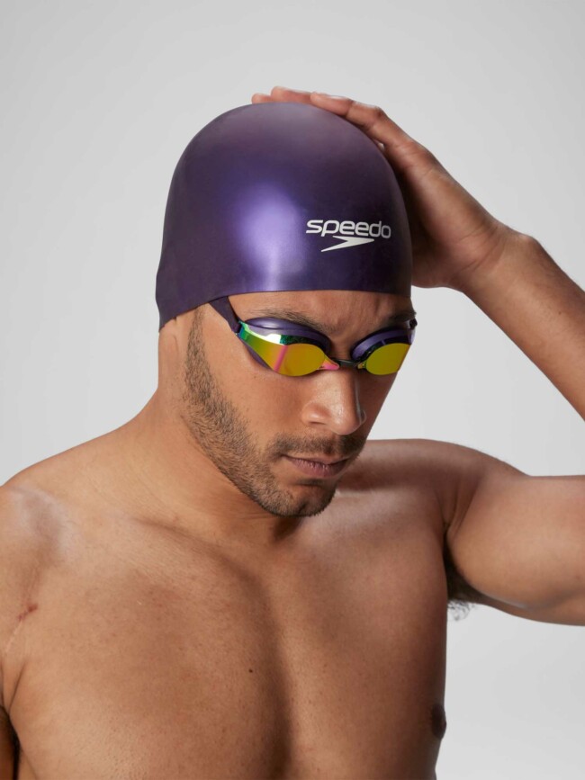 Състезателна шапка Speedo fastskin hiro cap vio