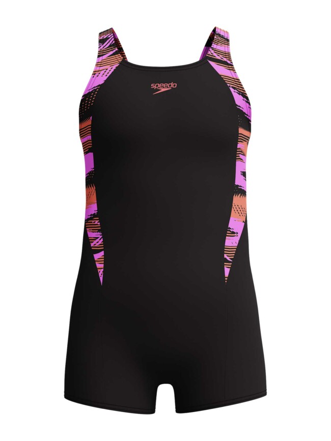 Цял бански за деца Speedo  Printed panel Legsuit shorts