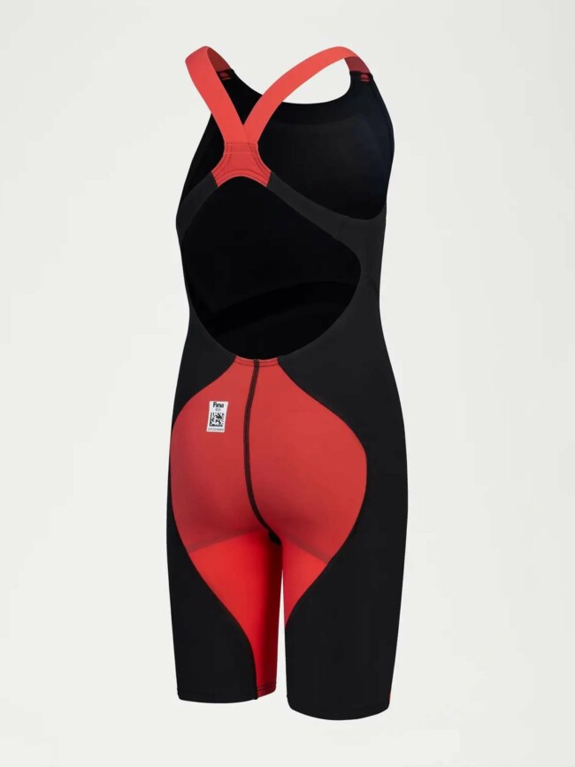 Състезателен бански за момичета Speedo fastskin junior LZR ignite kneeskin black