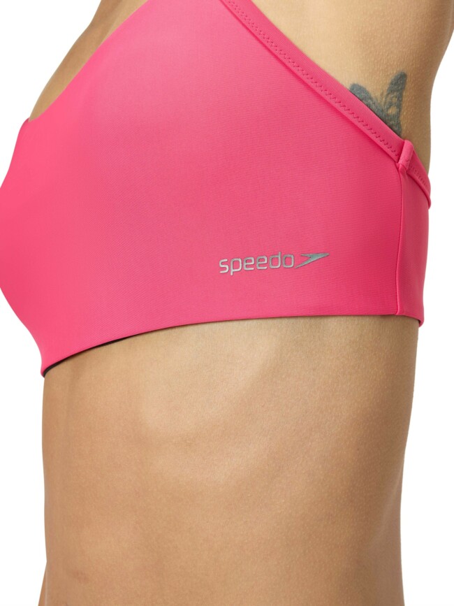 Бански горнище Speedo solid racerback women top pink