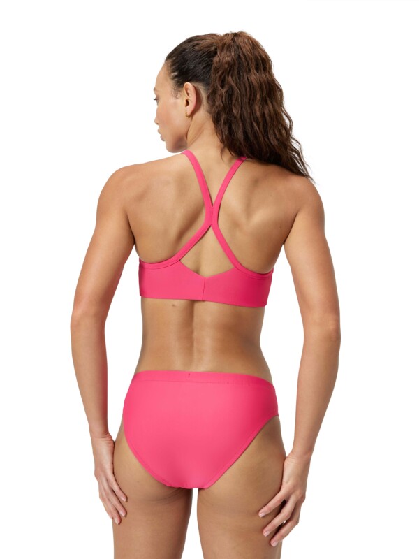 Бански горнище Speedo solid racerback women top pink - Image 3