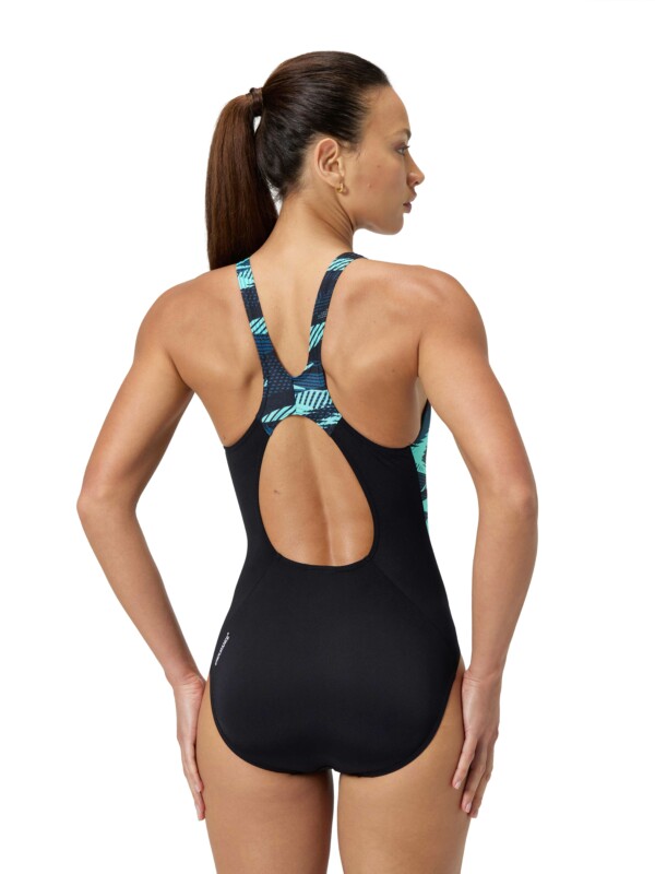 Цял бански Speedo Hyperboom Muscleback Swimwear mint - Image 2