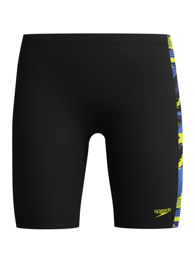 Бански за деца Speedo hyperboom panel jammer yellow