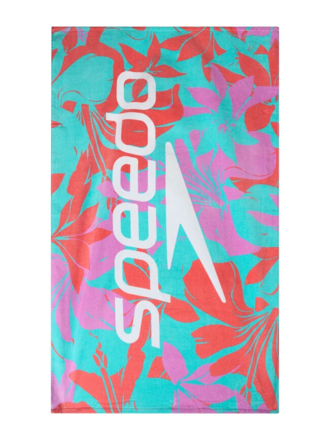Плажна кърпа Speedo beach Tow 90 x 150 pink / red