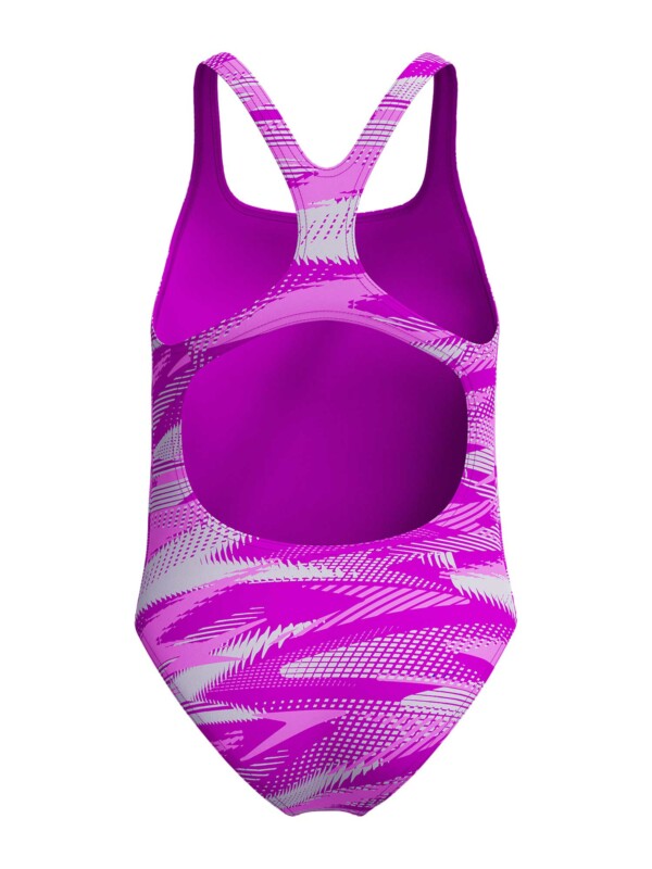 Цял бански Speedo hyperboom allover medalist pink