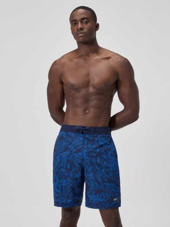 Шорти за мъже Speedo Printed 20'' bondi swim shorts navy