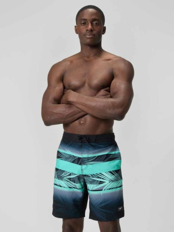 Шорти за мъже Speedo Printed 20'' bondi swim shorts black